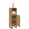 Image de vidaXL Armoire de salle de bain chêne artisanal 30x30x100 cm