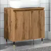 Image de vidaXL Armoire de salle de bain chêne artisanal 58x33x60 cm