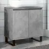 Image de vidaXL Armoire de bain gris béton 58x33x60 cm bois d'ingénierie