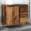 Image de vidaXL Armoire de salle de bain vieux bois 65x33x60 cm bois ingénierie