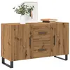 Image de vidaXL Buffet chêne artisanal 100x36x60 cm bois d'ingénierie