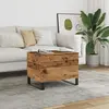 Image de vidaXL Table basse vieux bois 60x44,5x45 cm bois d'ingénierie