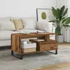 Image de vidaXL Table basse vieux bois 90x49x45 cm bois d'ingénierie