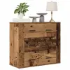 Image de vidaXL Buffet vieux bois 80x33x70 cm bois d'ingénierie
