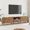 Image de vidaXL Meuble TV à tiroir chêne artisanal 200x25x44 cm bois ingénierie