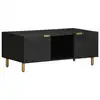 Image de vidaXL Table basse noir 100x54x40 cm bois d'ingénierie