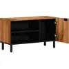 Image de vidaXL Meuble TV Marron 80 x 33 x 46 cm Bois de mangue massif