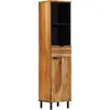 Image de vidaXL Armoire de salle de bain Marron 38 x 33 x 160 cm