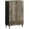 Image de vidaXL Buffet 60x33x100 cm bois de manguier massif