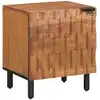 Image de vidaXL Cabinet de chevet Marron 40 x 33 x 46 cm Bois de mangue massif