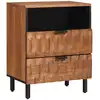 Image de vidaXL Cabinet de chevet Marron 50 x 33 x 62 cm Bois de mangue massif