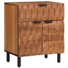Image de vidaXL Cabinet de chevet Marron 50 x 33 x 60 cm Bois de mangue massif