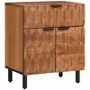 Image de vidaXL Cabinet de chevet Marron 50 x 33 x 60 cm Bois de mangue massif