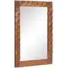 Image de vidaXL Miroir de salle de bain Finition Acacia Brun 50 x 70 x 2,5 cm