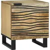 Image de vidaXL Table de chevet Naturel 40 x 33 x 46 cm Bois d'ingénierie