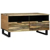 Image de vidaXL Table basse Naturel 80 x 54 x 40 cm Bois d'ingénierie, Table basse moderne, rangement élégant pour salon, accent minimaliste, bois stylé, déco intérieure