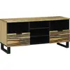 Image de vidaXL Unites TV 100 x 33 x 46 cm Marron Bois d'ingénierie