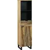 Image de vidaXL Armoire de salle de bain Naturel 38 x 33 x 160 cm
