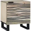 Image de vidaXL Table de chevet Blanc 40 x 33 x 46 cm Bois d'ingénierie