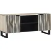 Image de vidaXL Unites TV Blanc 105 x 33 x 46 cm Bois d'ingénierie