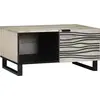 Image de vidaXL Table basse Blanc 80 x 50 x 40 cm Bois d'ingénierie