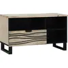 Image de vidaXL Unites TV 80 x 33 x 46 cm Blanc Bois d'ingénierie