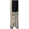 Image de vidaXL Armoire de salle de bain Blanc 38 x 33 x 160 cm