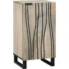 Image de vidaXL Buffet Blanc 40 x 33 x 75 cm bois de manguier massif