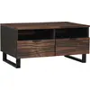 Image de vidaXL Table basse Noyer 80 x 54 x 40 cm Bois d'ingénierie