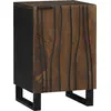Image de vidaXL Meuble de Lavabo de Salle de Bain Noyer 38 x 33,5 x 58 cm