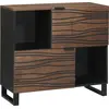 Image de vidaXL Buffet Marron 80 x 33 x 75 cm bois de manguier massif