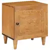 Image de vidaXL Table de chevet Marron Clair 80 x 50 x 40 cm Bois d'ingénierie