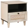 Image de vidaXL Table de chevet Blanc 40 x 33 x 46 cm Bois d'ingénierie