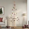 Image de vidaXL Arbre de Noël en bois pour décoration 210 cm bois massif de pin