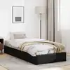 Image de vidaXL Cadre de lit ottoman sans matelas noir 90x200 cm similicuir