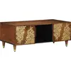 Image de vidaXL Table basse Marron miel 100 x 54 x 40 cm Bois de mangue massif