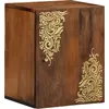 Image de vidaXL Meuble mural Marron miel 38 x 33 x 48 cm Bois de mangue massif