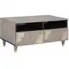 Image de vidaXL Table basse Gris 80 x 54 x 40 cm Bois de mangue massif