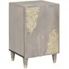 Image de vidaXL Cabinet de salle de bain avec stockage Gris 38 x 33 x 58 cm