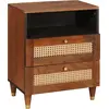 Image de vidaXL Tables de chevet 50 x 33 x 62 cm Bois de mangue massif