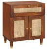 Image de vidaXL Tables de chevet 50 x 33 x 60 cm Bois de mangue massif