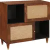 Image de vidaXL Buffet Marron 80 x 33,5 x 75 cm Bois de mangue massif