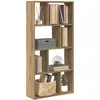 Image de vidaXL Bibliothèque chêne artisanal 60x20x120,5 cm bois d'ingénierie