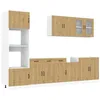 Image de vidaXL Ensemble d'armoires de cuisine 7 pcs Kalmar bois d'ingénierie