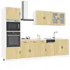 Image de vidaXL Ensemble de 7 meubles de cuisine "Porto" en chêne Sonoma