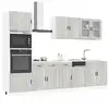 Image de vidaXL Ensemble d'armoires de cuisine 7 pcs Kalmar bois d'ingénierie