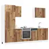 Image de vidaXL Ensemble d'armoires de cuisine 7 pcs Kalmar bois d'ingénierie