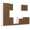 Image de vidaXL Ensemble d'armoires de cuisine 7 pcs Kalmar bois d'ingénierie