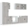 Image de vidaXL Ensemble d'armoires de cuisine 8 pcs Kalmar bois d'ingénierie