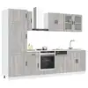 Image de vidaXL Ensemble d'armoires de cuisine 8 pcs Kalmar bois d'ingénierie